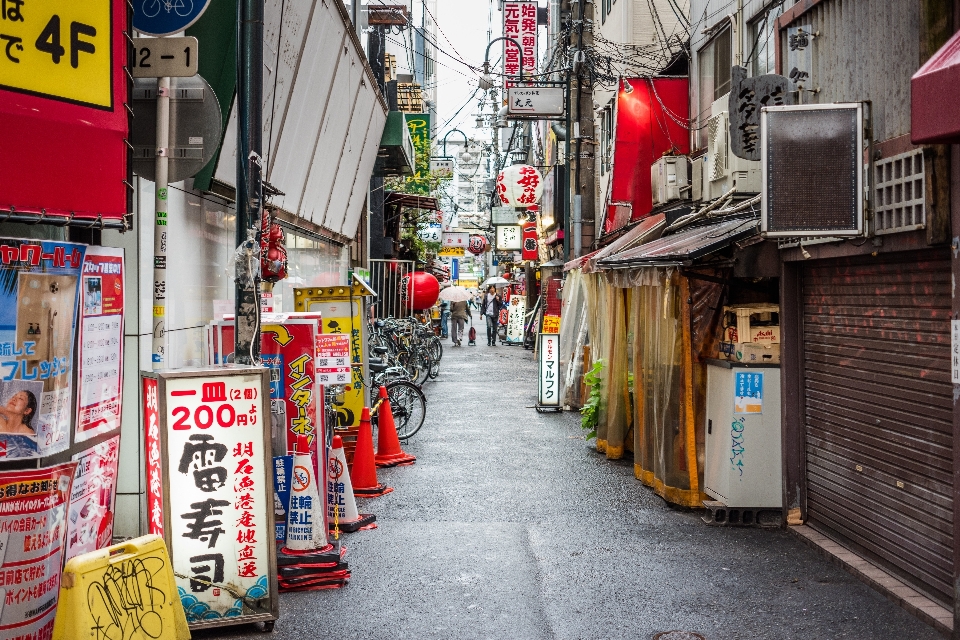 街 路地 市街地
 道