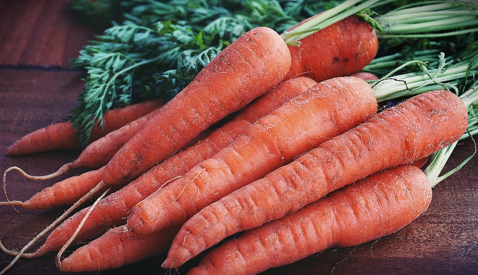 Carrot root vegetable local food