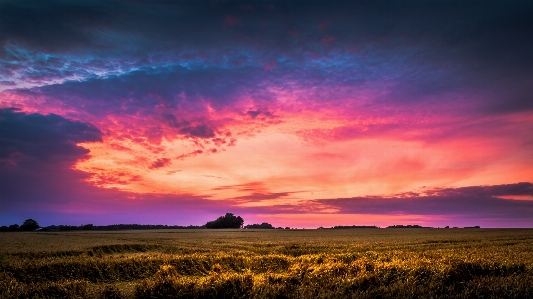 Sky cloud natural landscape afterglow Photo