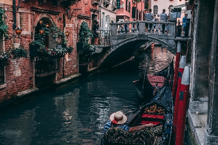 Canal gondola waterway water Photo