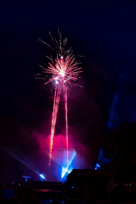 Fogos de artifício dia ano novo
 noite céu