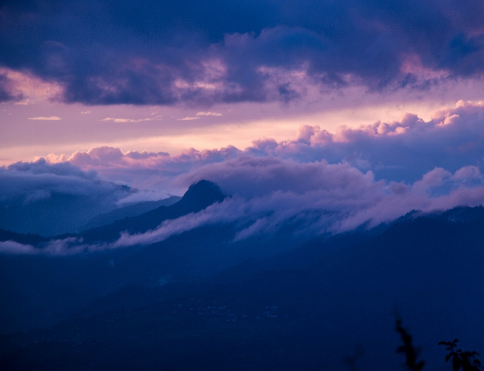 Sky cloud blue nature