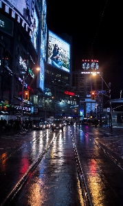 Foto Malam daerah metropolitan
 metropolis
 perkotaan
