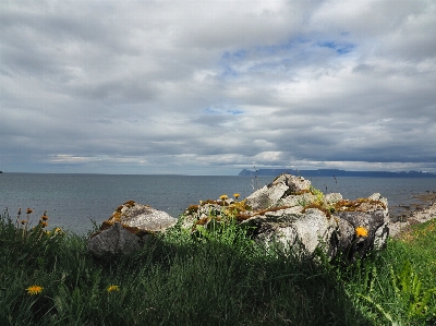 Sky sea rock coast Photo