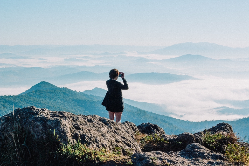 Les gens dans la nature
 ciel photographier reliefs montagneux
