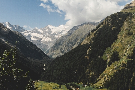 Mountainous landforms mountain highland range Photo