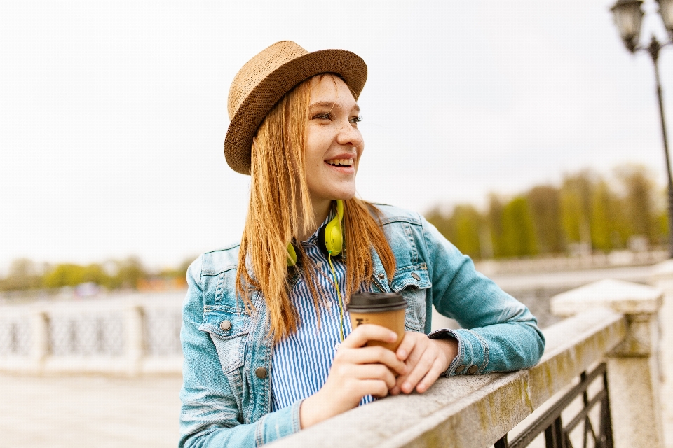 Facial expression yellow smile street fashion