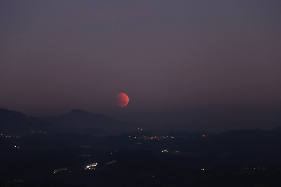 Sky atmospheric phenomenon moon celestial event