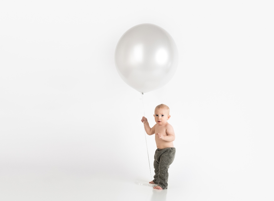 Balloon white standing party supply