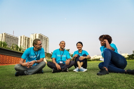 Social group people photograph sitting Photo