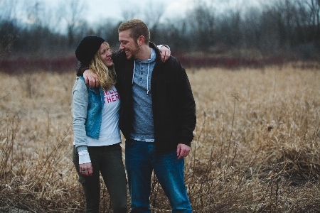 People in nature photograph facial expression Photo