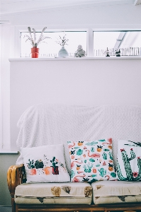 Green furniture couch room Photo