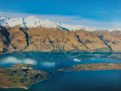 Body of water mountain nature mountainous landforms Photo