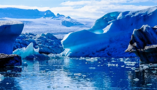 Iceberg polar ice cap glacial landform lake Photo