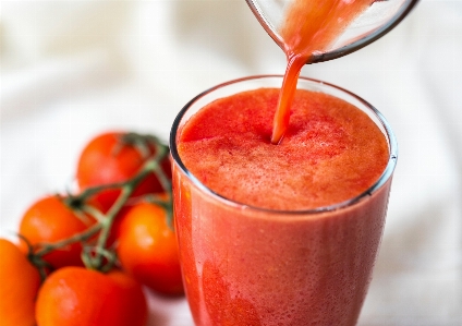 Food juice drink tomato Photo