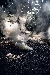 Sky smoke cloud atmospheric phenomenon Photo