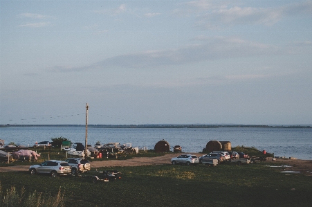 Sky sea coast beach Photo