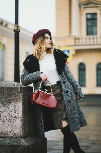 Street fashion fur photograph clothing Photo