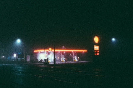 Night light sky lighting Photo