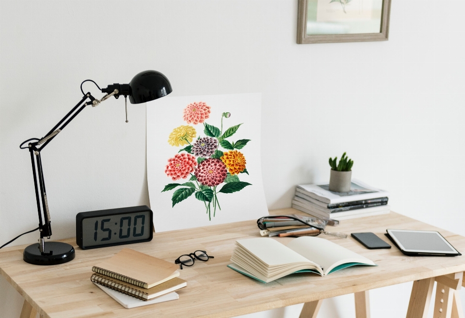 Bureau meubles chambre tableau