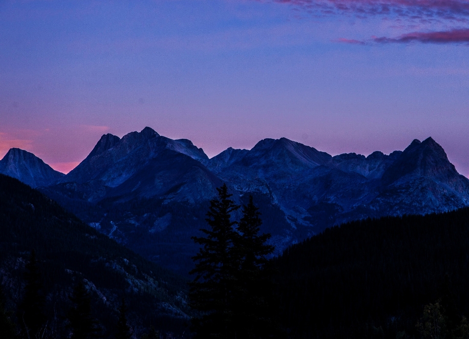 Mountainous landforms mountain sky range