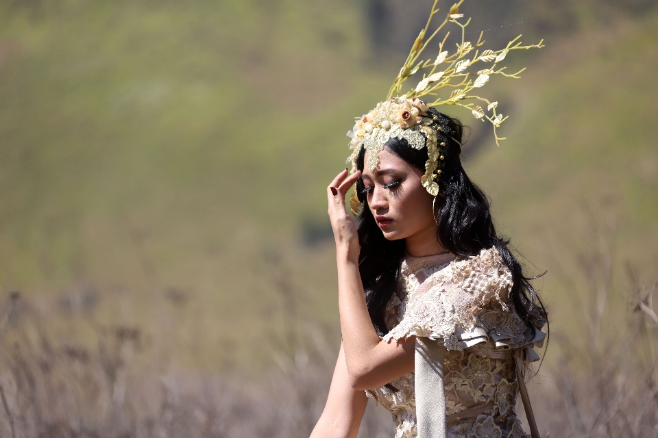 Hair headpiece beauty natural environment