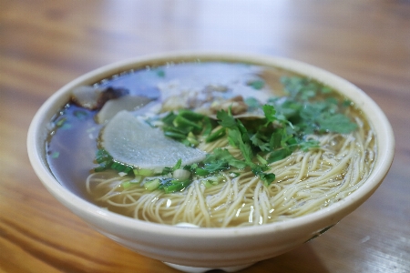 Dish noodle soup food Photo