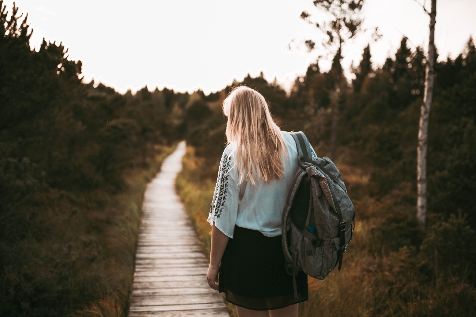 Haar menschen in der natur
 foto blond