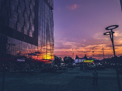 Sky cloud dusk purple Photo