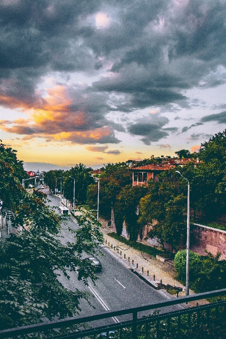 Céu nuvem dia cidade