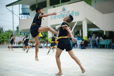 Sports contact sport fun sanshou Photo