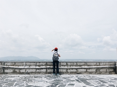 Photograph water sky red Photo