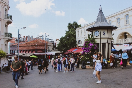 Town pedestrian tourism public space Photo