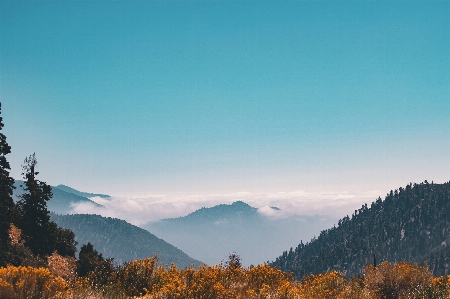 Sky mountainous landforms nature mountain Photo