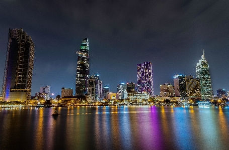 Metropolitan area cityscape city reflection Photo