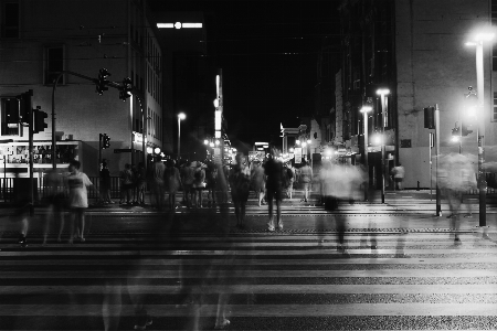 Foto Noite área urbana
 preto metropolitana
