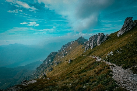 Foto Céu relevo montanhoso
 montanha planalto