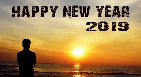 Happy new year sky sunrise sun Photo