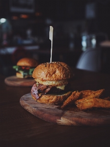 Food appetizer hamburger still life photography Photo