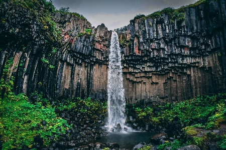 Waterfall nature water body of Photo