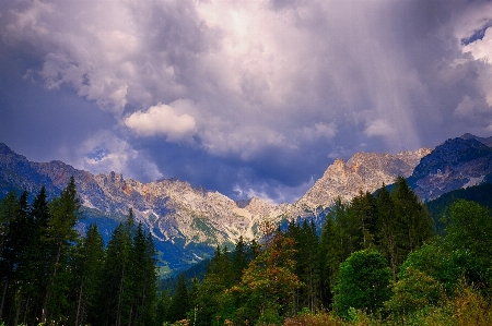 Sky mountainous landforms mountain nature Photo