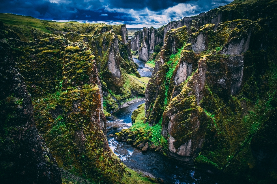 Nature water reserve waterfall