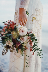 花 花束
 フラワーアレンジメント
 花嫁 写真