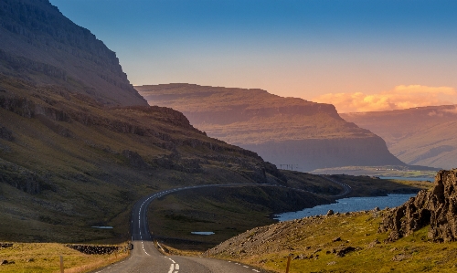 Road highland sky mountainous landforms Photo