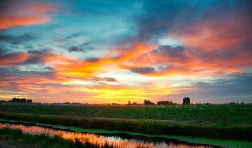 Sky nature afterglow reflection Photo