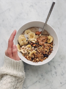 Food dish vegetarian breakfast cereal Photo