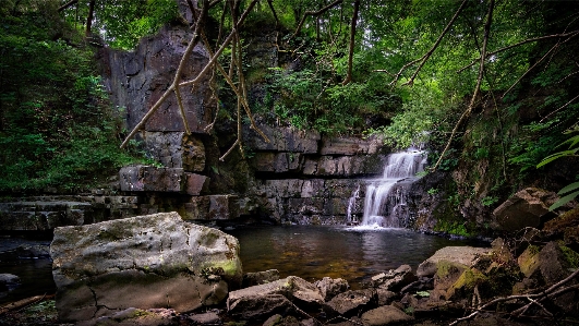 Waterfall water nature body of Photo