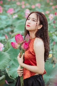 Flower pink skin beauty Photo