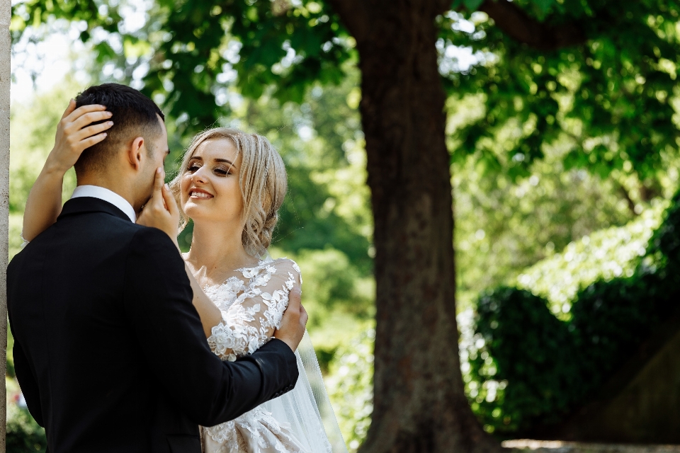 Foto frau braut hochzeit