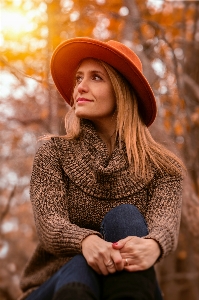 Beauty girl lady headgear Photo